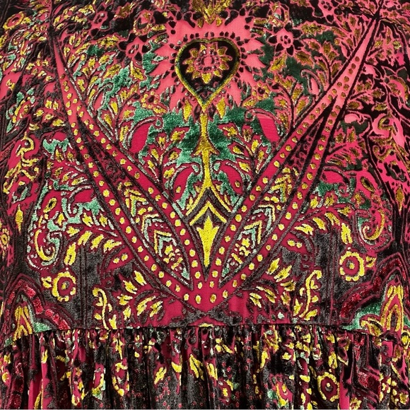 FREE PEOPLE Mirror Mirror Velvet Mini Dress / Tunic S - Picture 3 of 13